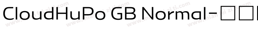CloudHuPo GB Normal字体转换